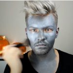 Halloween makeup for boys at home