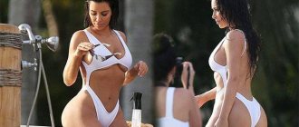 How Kim Kardashian actually got such a figure and face: the secrets of the star and before and after photos