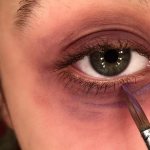 How to draw a black eye using makeup