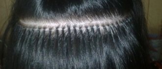 микрокапсульное наращивание волос